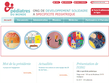 Tablet Screenshot of pediatres-du-monde.org